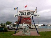 Dawson Creek Start of Alaska Hwy.