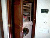 Washer/Dryer - one piece with storage above