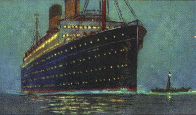 Originally North German Lloyd's COLUMBUS; war reparation to England.