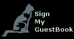 Won't you please sign my guestbook? *meow*
