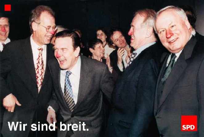 [Und die dazu gehrenden Witzfiguren, oder: 
Hauptsache, das Publikum ist zufrieden...!]