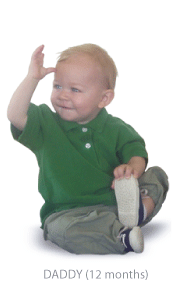 12-month-old signing daddy