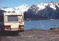 Campsite at Homer, Alaska