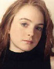 Lindsay Lohan at around 12 or 13