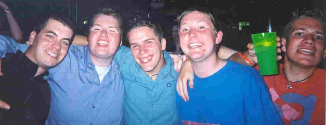 Jeff (left) before he signed for the better team