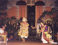 Barong dance in a Hindu temple, Ubud (Bali)