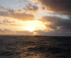 Sunrise over Atlantic Ocean
