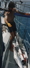 I land a large Spanish Mackeral, Queensland, Australia I land a large Spanish Mackeral, Queensland, Australia
