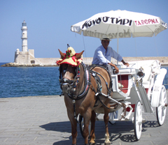 horse carriage, Khania - Crete