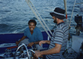 grinning fisherman