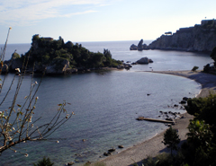 Taormina beach