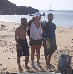 military friends on Hanish island
