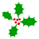 christmas holly leaves