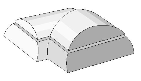 Cross Vault 3D View