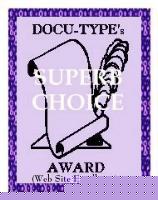 DOCU-TYPE's SUPERB CHOICE AWARD