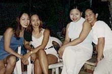 My cousins & I @ a family BBQ