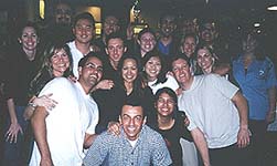 The gang... bowling!
