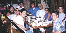 The Irvine-Guam gang... Ronnie's goodbye party!