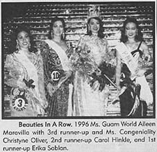 Guam Pageant Winners