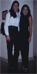 With Miss Philippines... going clubbing!