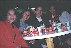 Waiting for our flights at New Delhi Airport