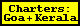 Charter flights to Goa & Kerala 