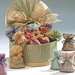 mini silk gift sachets