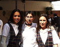Ross, Magz and I on halloween '03