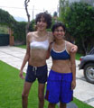 Camu & I in our 'bathing suits'