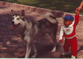 The original Misha and me at the park