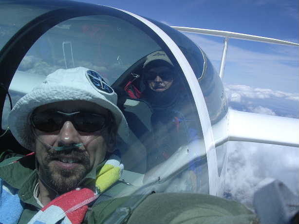 Over the clouds. Photo copyright Hans Van Weersch