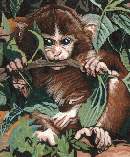 The cutest guy - Landscape view A4 sized watercolour