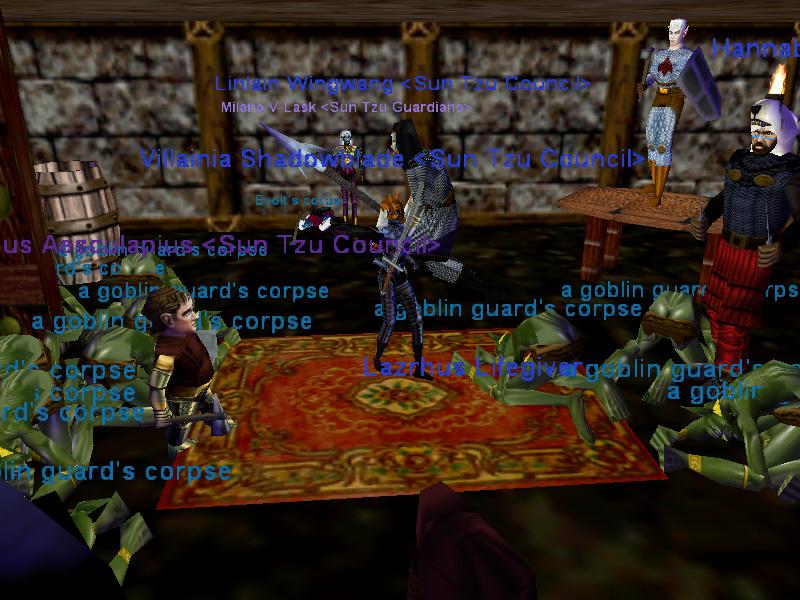 Villaina masacares Runnyeye Goblins