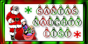 Santas Naughty List