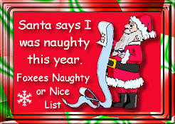 Santa says I was Naughty this year!!!