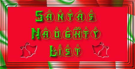 Santa's Naughty List