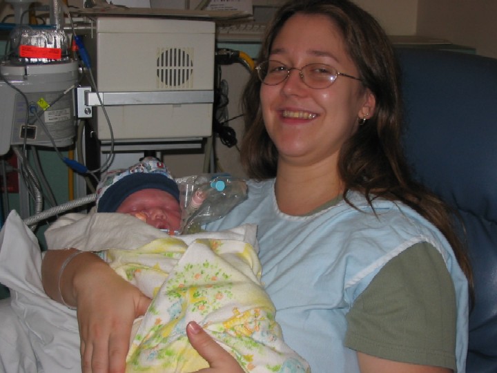 With Mom