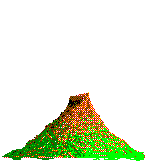 animated volcano