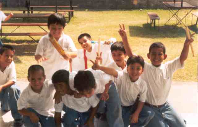 Felices luego de la clase de m&uacute;sica