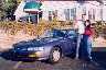 With Jim's car
