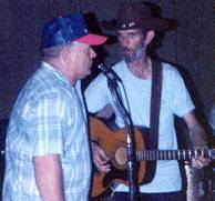 Dad singing at a Crawford Family Reunion