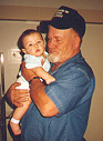 Dad and Trystan in the hospital