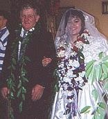Dad walking me down the isle