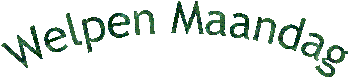 Welpen Maandag