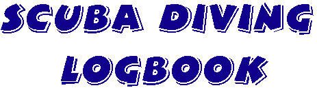 Scuba Diving Logbook