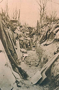 Deutsche Stellungen im Rabenwald, 1916
