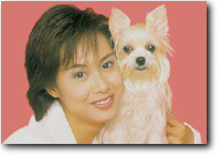 Athena and her dog