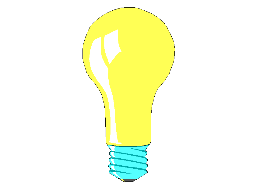 A light bulb