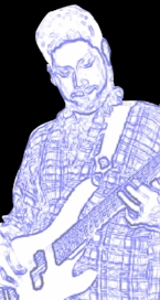 Mike Bridges
                photo with special effect.