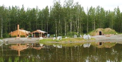 Traditional village exhibits